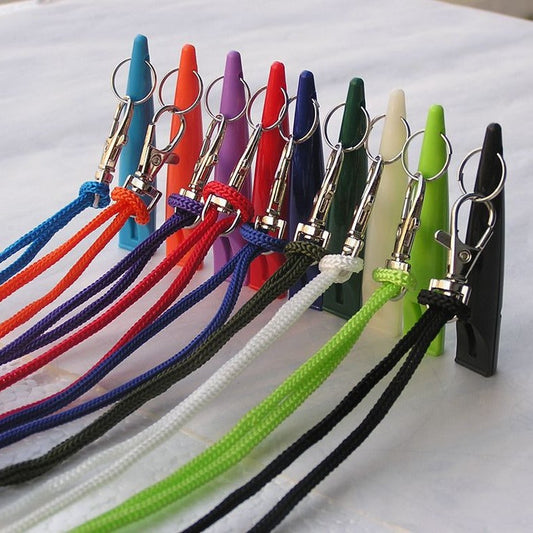 KFX-7334973 Pet Training Whistle with Lanyard for Effective Dog Training - Various Colors Available