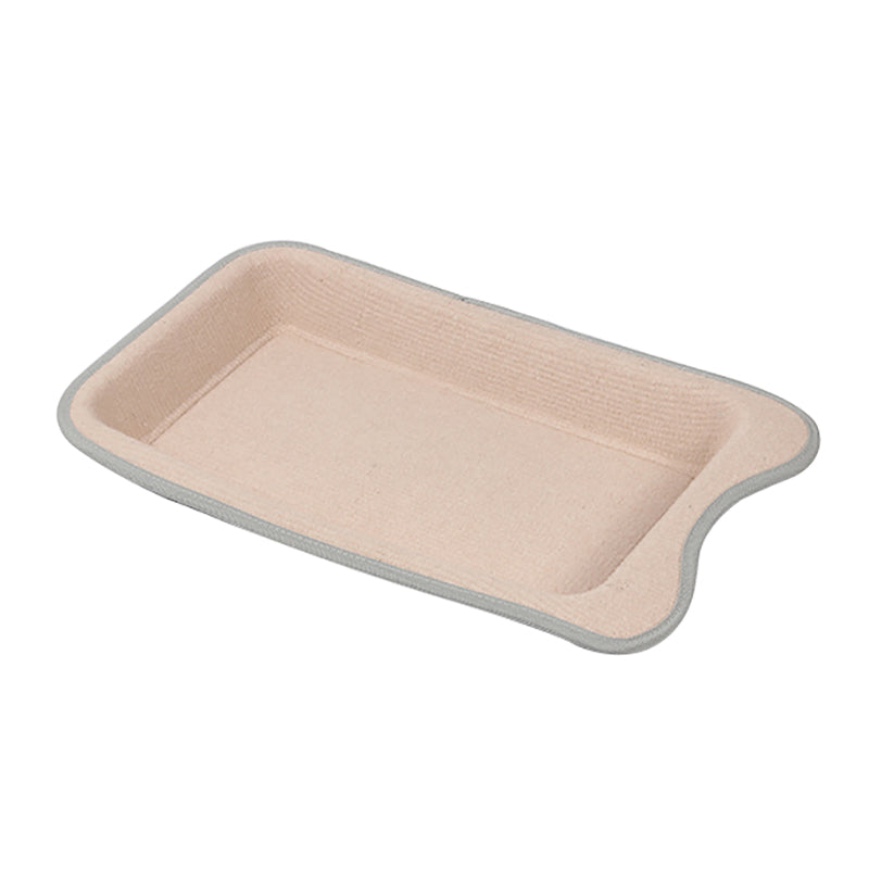 KFX-7335485 Durable Square Cat Scratching Board with Non-Slip Base and Catnip Included