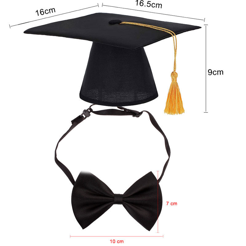 KFX-7337533 Creative Pet Doctor Hat and Adjustable Bow Tie for Small Pets