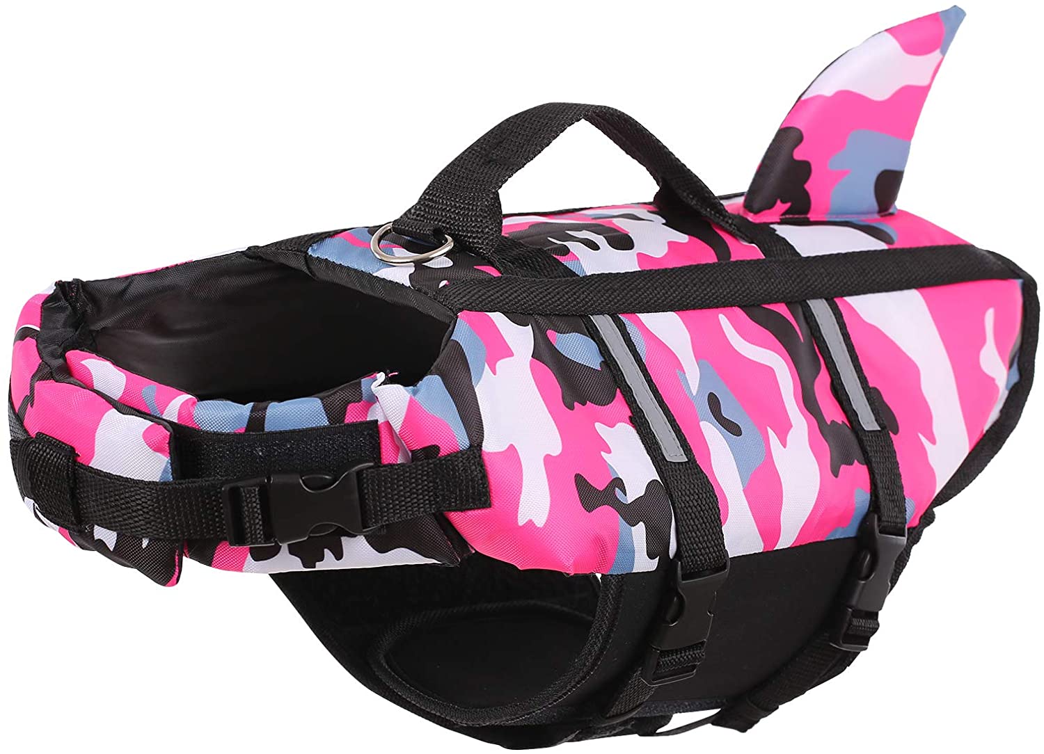 KFX-7339453 Lifesaving Pet Swimming Suit in Camouflage for Dogs - Available in Various Sizes