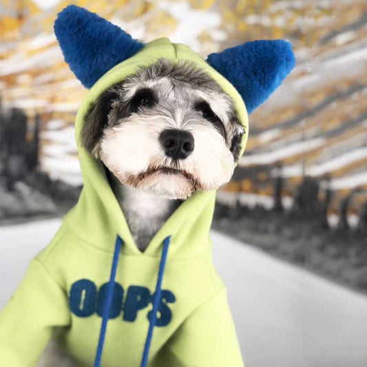 KFX-7340349 Cotton Pet Sweater for Small Dogs - Autumn and Winter Wear, Available in Various Sizes and Colors