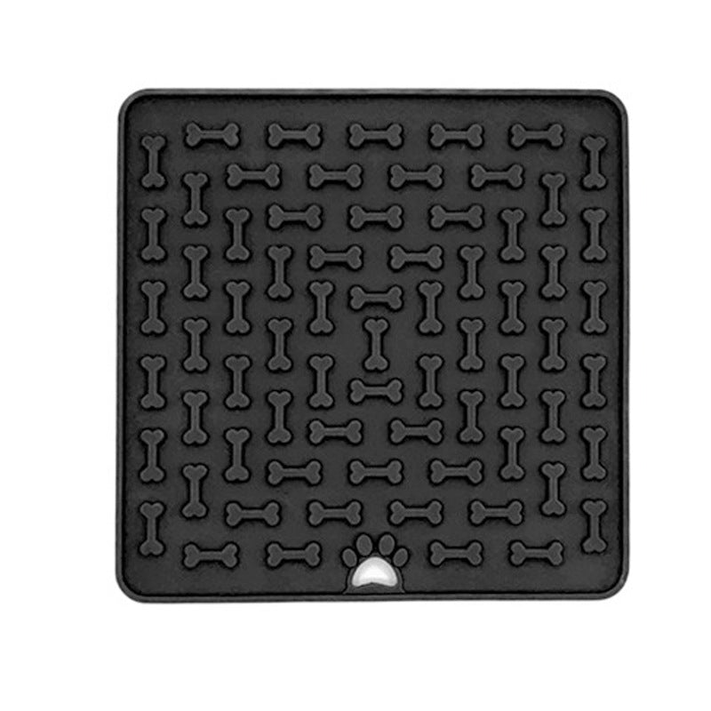 KFX-7341245 Silicone Licking Mat for Dogs - Pet Slow Feeder Safe Edible Material, Multiple Colors Available