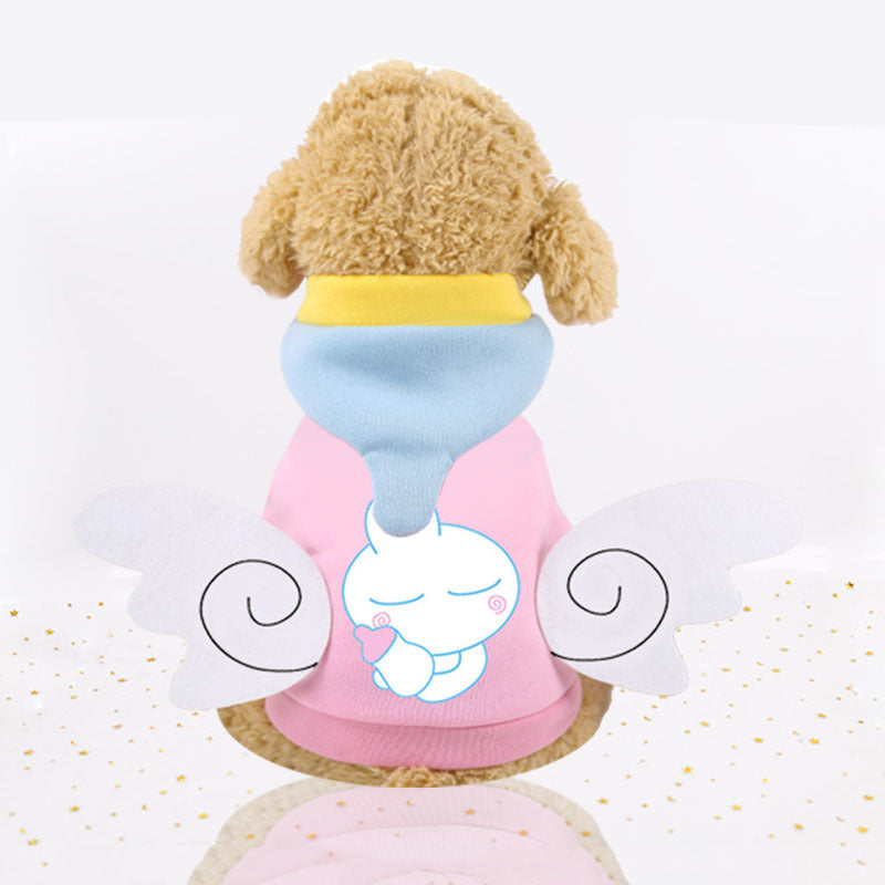KFX-7341629 Cute Cartoon Dog Hoodie for Autumn and Winter - Soft Polyester Fiber, Stylish Design, Various Sizes Available