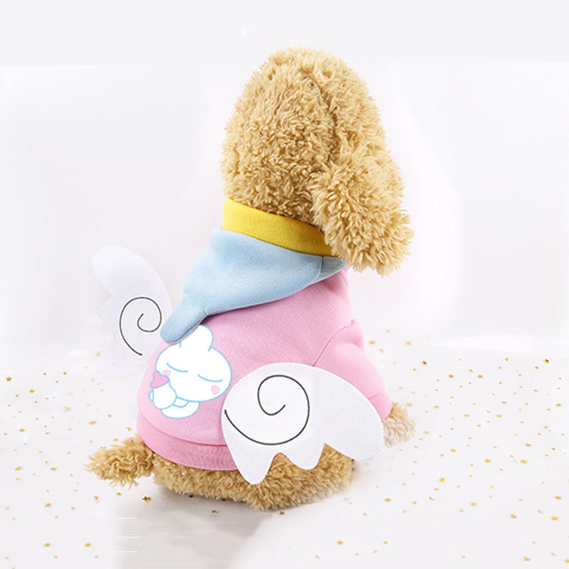 KFX-7341629 Cute Cartoon Dog Hoodie for Autumn and Winter - Soft Polyester Fiber, Stylish Design, Various Sizes Available