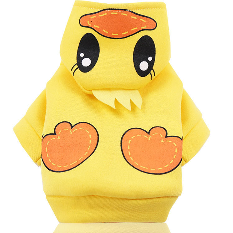 KFX-7341629 Cute Cartoon Dog Hoodie for Autumn and Winter - Soft Polyester Fiber, Stylish Design, Various Sizes Available