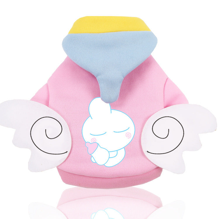 KFX-7341629 Cute Cartoon Dog Hoodie for Autumn and Winter - Soft Polyester Fiber, Stylish Design, Various Sizes Available