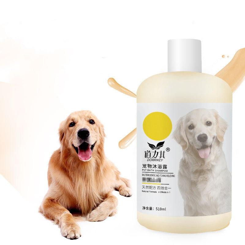 KFX-7342909 Pet Shower Gel 510ml - Deodorizing Cat Shampoo for White, Red, Brown, and Sensitive Skin