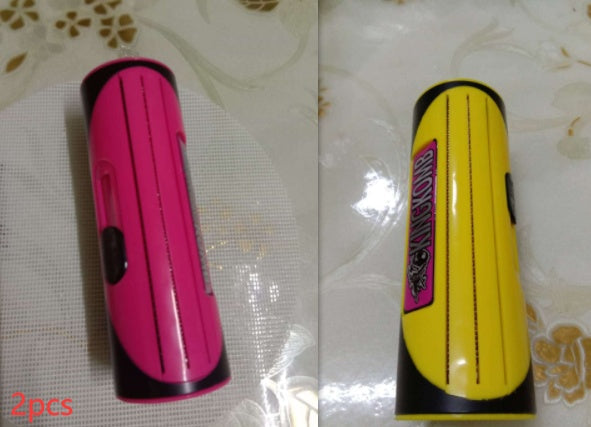 KFX-7346621 Pet Grooming Comb for Dogs, ABS Stainless Steel, Simple Red and Yellow Design