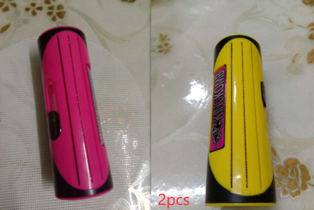 KFX-7346621 Pet Grooming Comb for Dogs, ABS Stainless Steel, Simple Red and Yellow Design