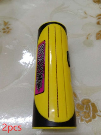KFX-7346621 Pet Grooming Comb for Dogs, ABS Stainless Steel, Simple Red and Yellow Design