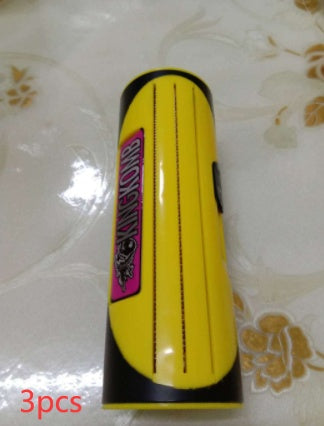 KFX-7346621 Pet Grooming Comb for Dogs, ABS Stainless Steel, Simple Red and Yellow Design