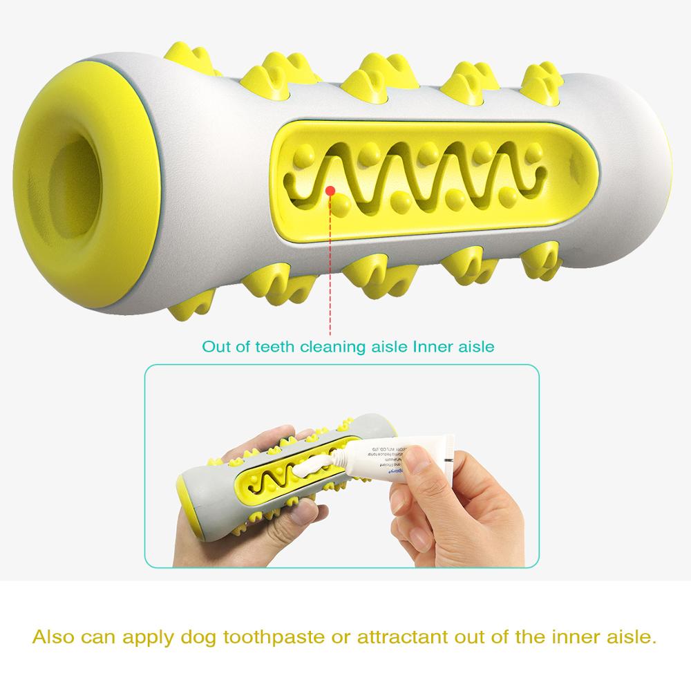 KFX-7348285 Durable TPR Dog Chew Toy with Toothbrush Design for Medium & Large Breeds - Safe and Effective Teeth Cleaning