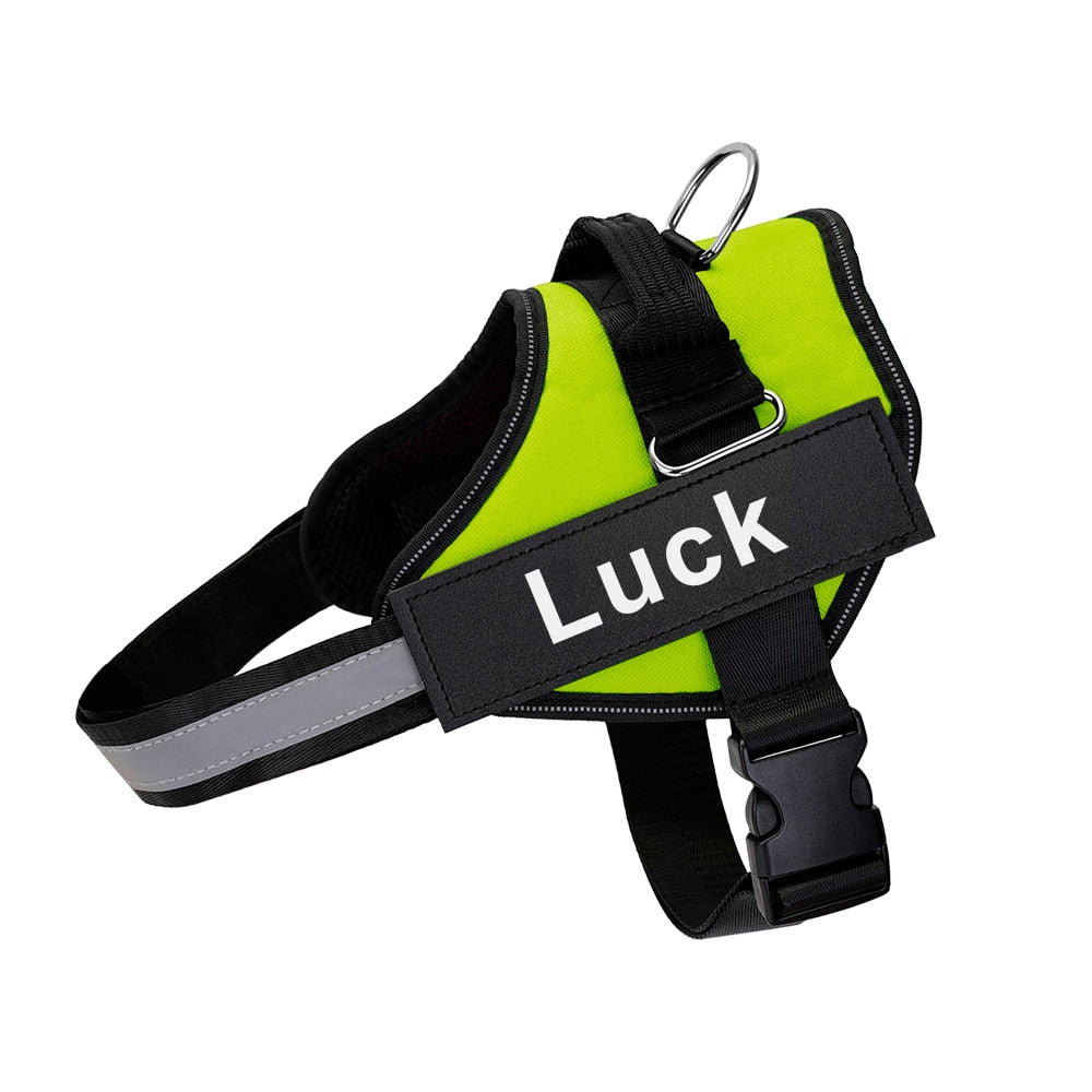 KFX-7350077 Comfortable Adjustable Dog Harness with Sturdy Handle and Reflective Safety Features