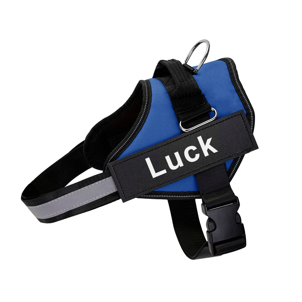 KFX-7350077 Comfortable Adjustable Dog Harness with Sturdy Handle and Reflective Safety Features