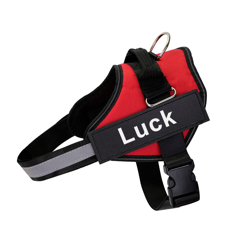 KFX-7350077 Comfortable Adjustable Dog Harness with Sturdy Handle and Reflective Safety Features