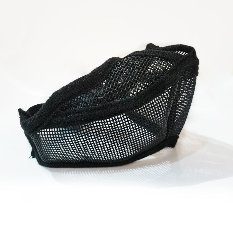 KFX-7350461 Short-Mouthed Dog Nylon Mouth Cover - Adjustable Size Options in Black, Red, Green
