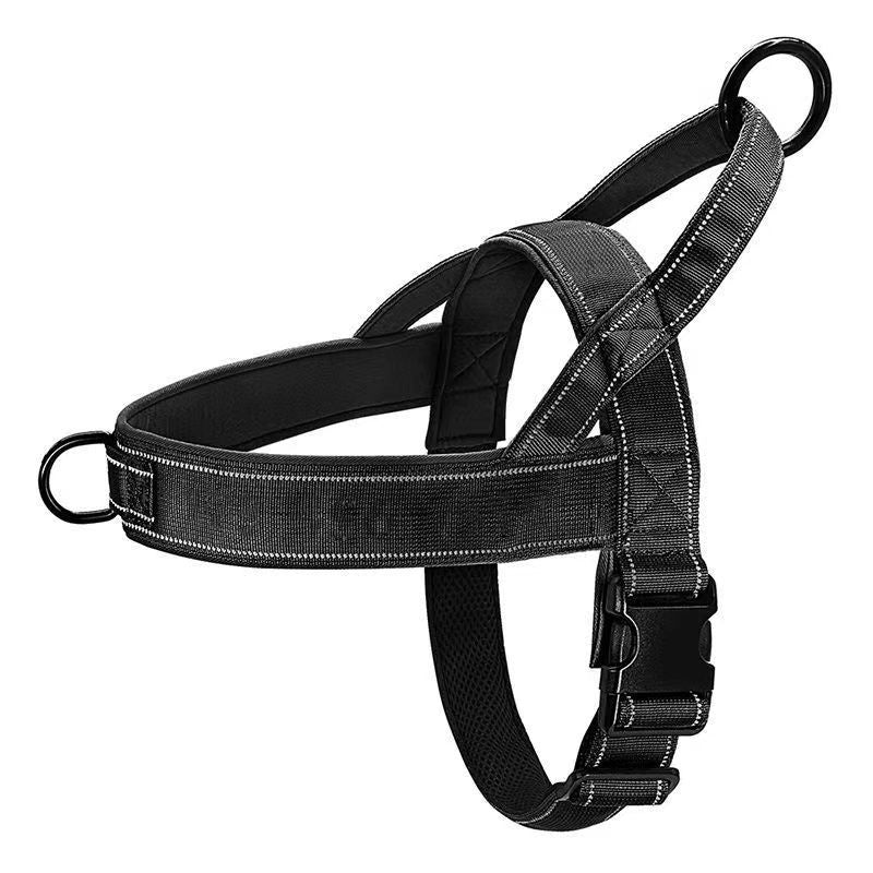 KFX-7355837 Dog Breast Strap Vest with Optional Hand Holding Rope for Medium to Large Pets