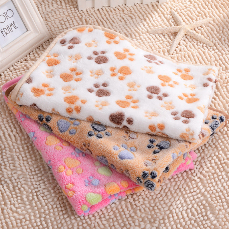 KFX-7358397 Cozy Coral Fleece Dog Blanket for All Sizes - S, M, L, XL Options