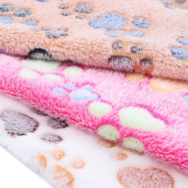 KFX-7358397 Cozy Coral Fleece Dog Blanket for All Sizes - S, M, L, XL Options