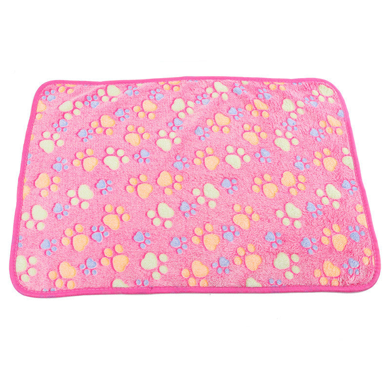 KFX-7358397 Cozy Coral Fleece Dog Blanket for All Sizes - S, M, L, XL Options