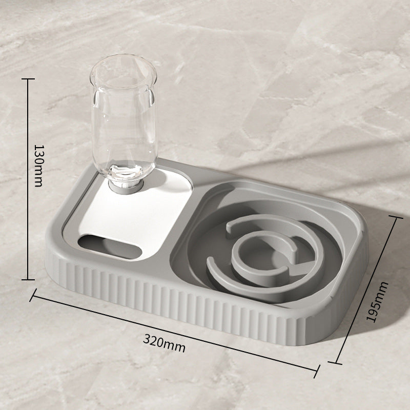 KFX-7362493 Automatic Anti-Overturning Pet Food and Water Bowl Set in Various Colors