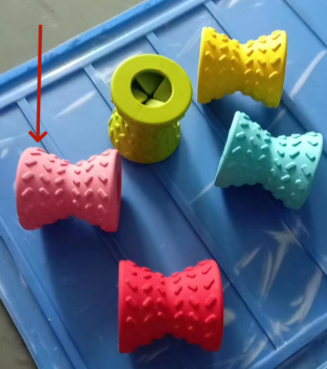 KFX-7363133 Interactive Food Puzzle Toy for Dogs - Durable Chew Toy in Multiple Colors