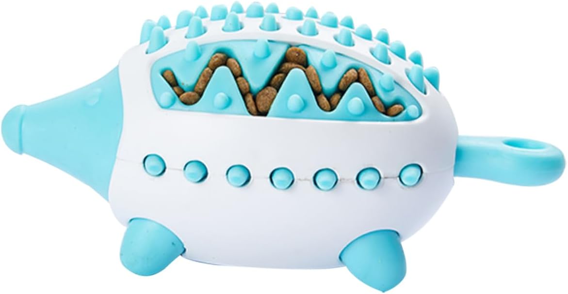 KFX-7363773 Wear-Resistant Interactive Dog Toy with Treat Dispensing and Squeaky Features