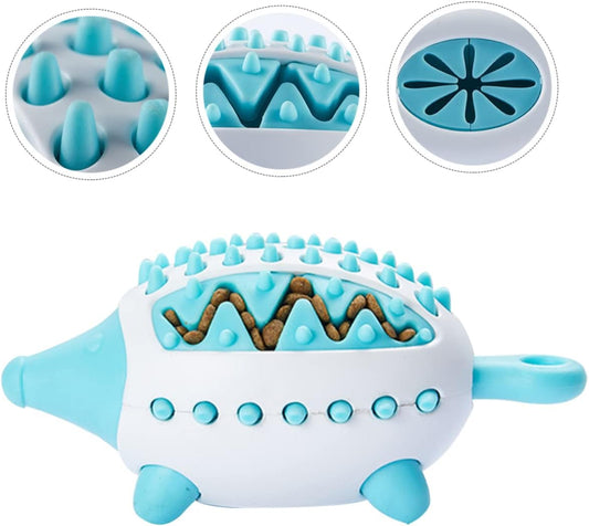 KFX-7363773 Wear-Resistant Interactive Dog Toy with Treat Dispensing and Squeaky Features