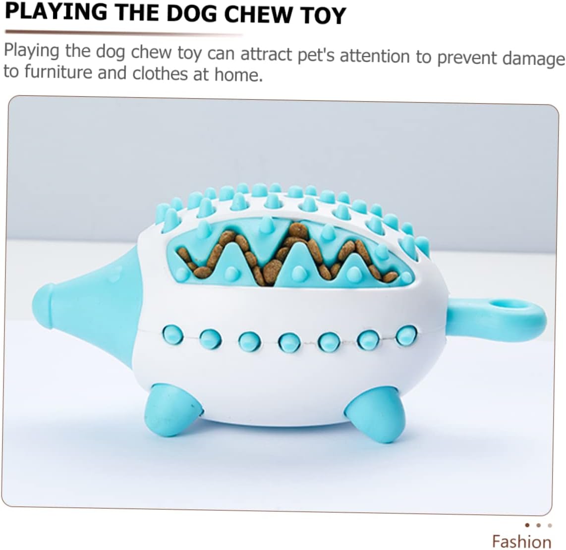 KFX-7363773 Wear-Resistant Interactive Dog Toy with Treat Dispensing and Squeaky Features