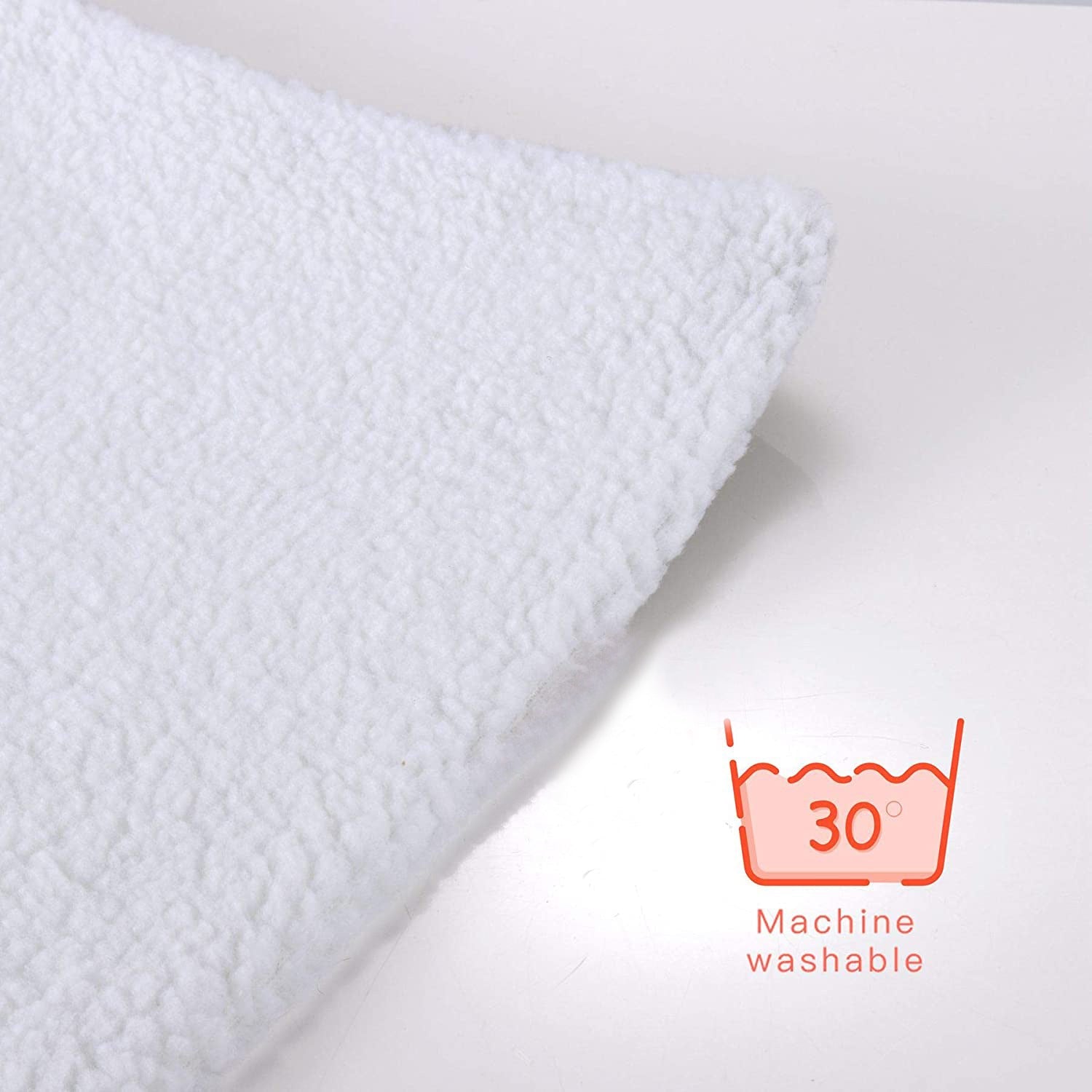 KFX-7366333 Self-Heating Pet Bed Cushion with Berber Fleece, 60x45CM, for Dogs and Cats