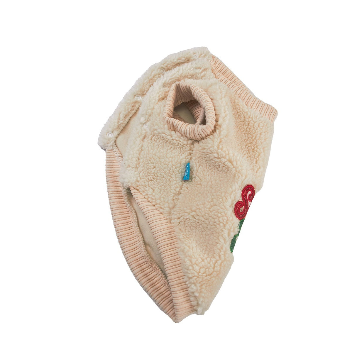 KFX-7366845 Christmas Casual Fuzzy Pet Jacket - Autumn & Winter Wear for Small to Large Pets