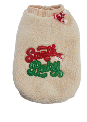 KFX-7366845 Christmas Casual Fuzzy Pet Jacket - Autumn & Winter Wear for Small to Large Pets