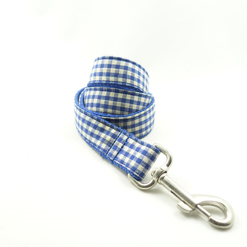 KFX-7367869 Durable Blue Polyester Dog Leash for Pets - Traction Belt Designed for Comfort and Control
