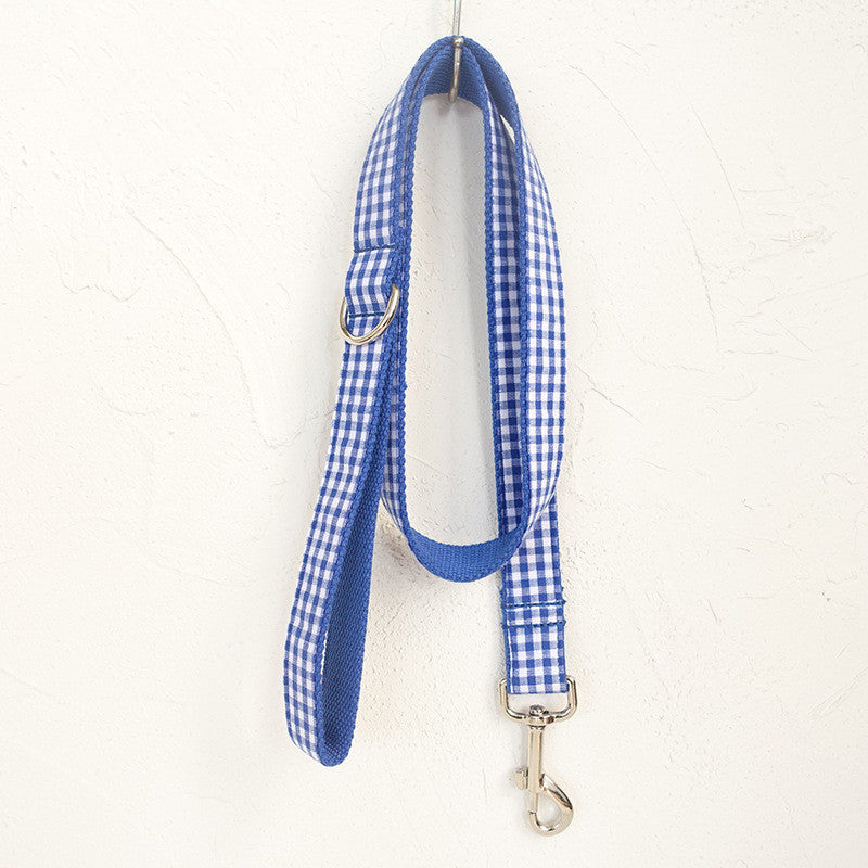 KFX-7367869 Durable Blue Polyester Dog Leash for Pets - Traction Belt Designed for Comfort and Control