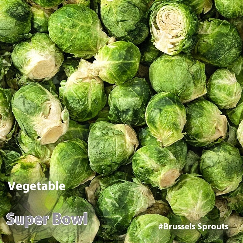 KFX-7368125 Freeze-Dried Brussels Sprouts Dog Snacks – Healthy Pet Treats, 20g