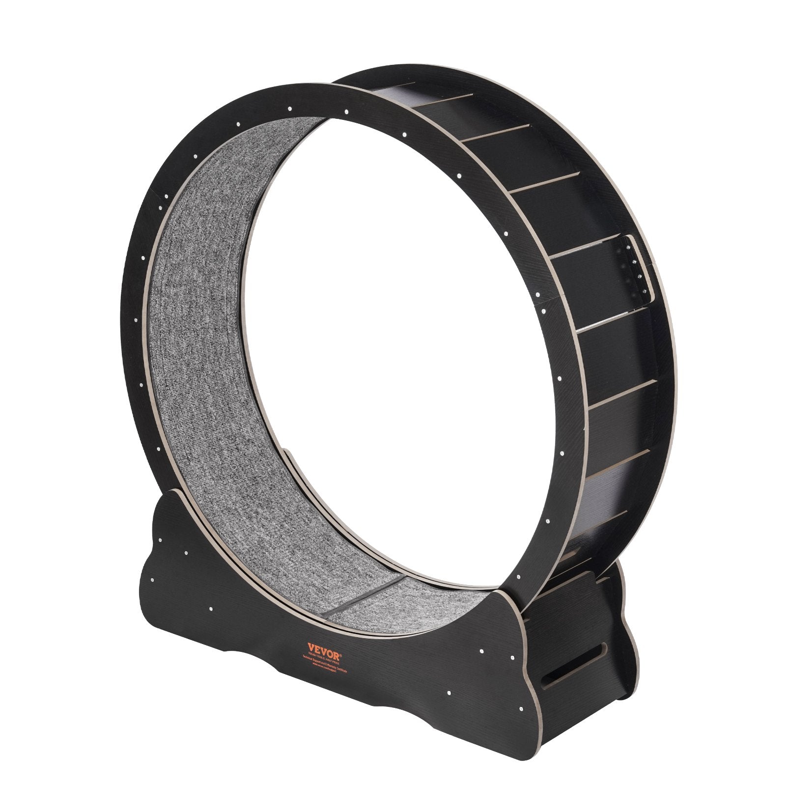 KFX-7368893 Large Cat Exercise Wheel for Indoor Use - 43.3" Wooden Treadmill with Noise Reduction and Safety Features