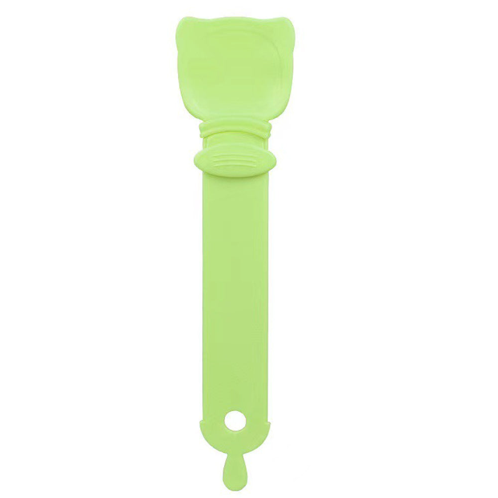 KFX-7369533 Multifunctional Cat Strip Feeder with Mixing Spoon for Liquid Snacks and Wet Food