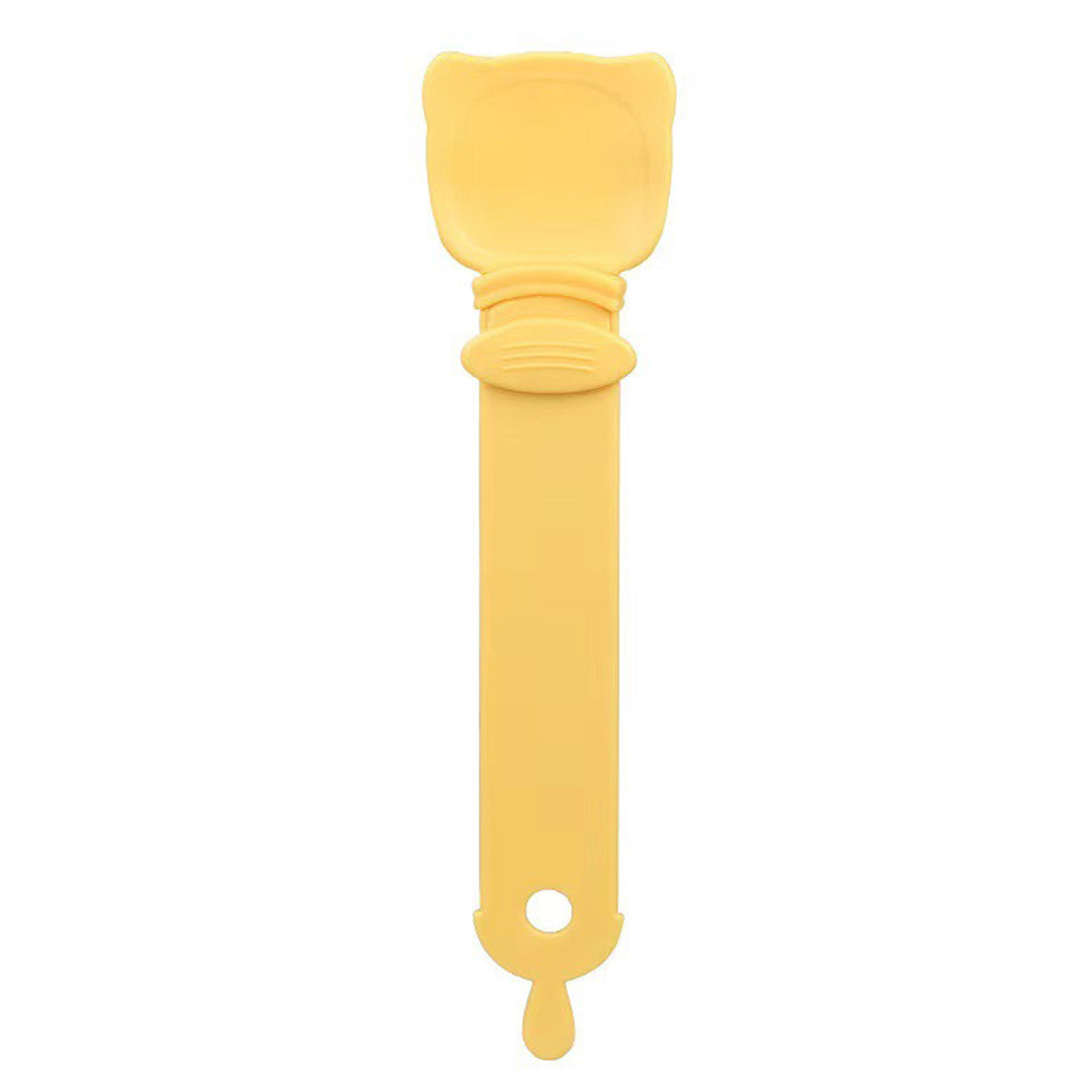 KFX-7369533 Multifunctional Cat Strip Feeder with Mixing Spoon for Liquid Snacks and Wet Food