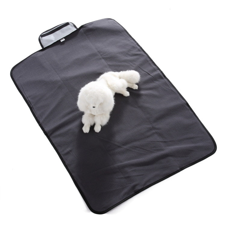 KFX-7369917 Waterproof Foldable Pet Mat for Outdoor Use - Lightweight Oxford Cloth, Multiple Sizes Available