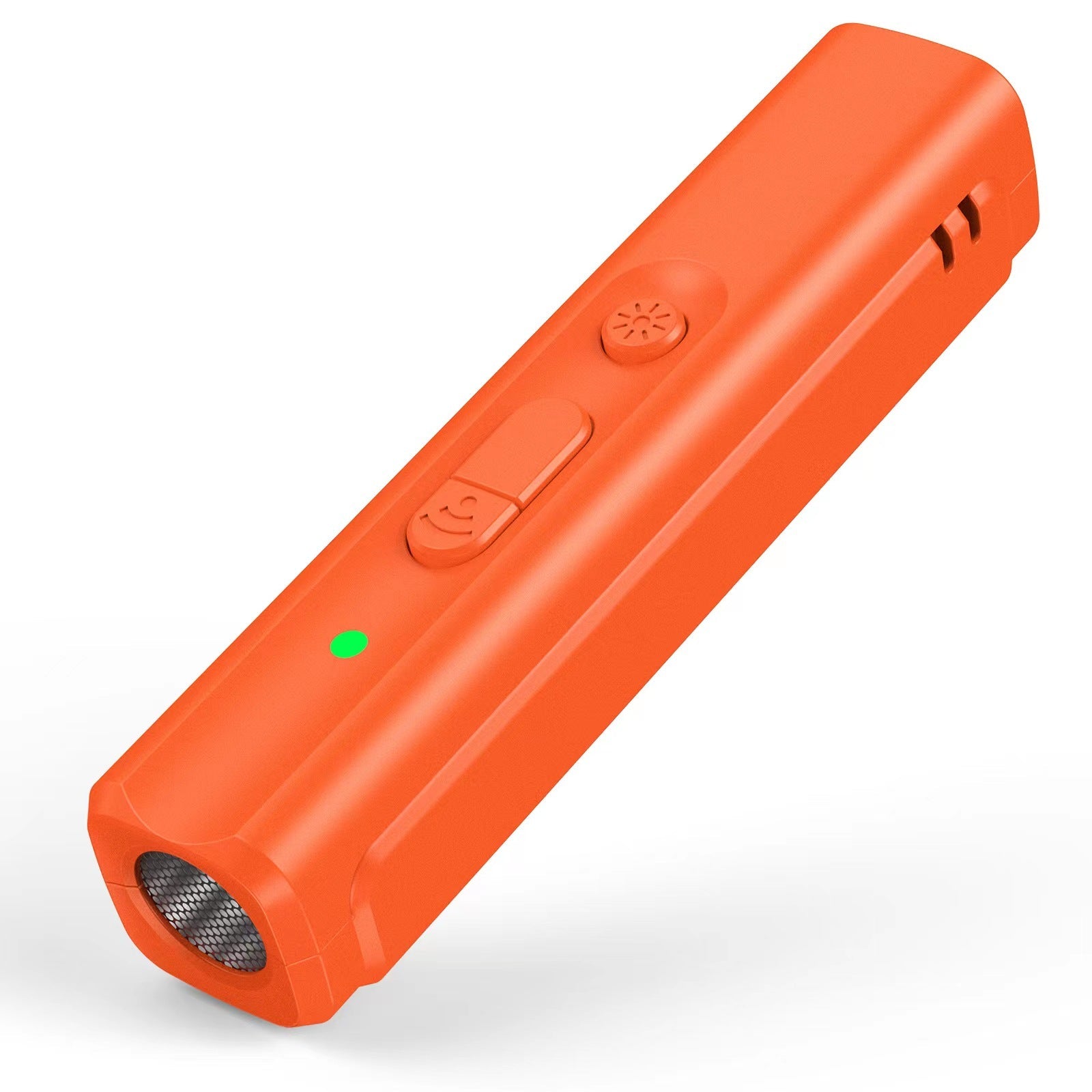 KFX-7371325 Handheld Portable Ultrasonic Dog Dispeller, Plastic Construction, Black and Orange Options