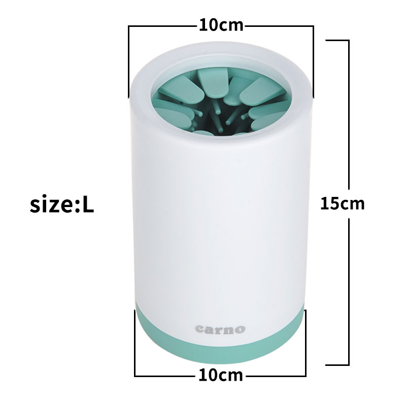 KFX-7375677 Portable Pet Paw Cleaner Cup with Soft Silicone for Easy Cleaning and Maintenance