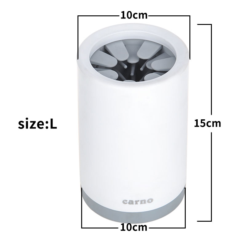 KFX-7375677 Portable Pet Paw Cleaner Cup with Soft Silicone for Easy Cleaning and Maintenance
