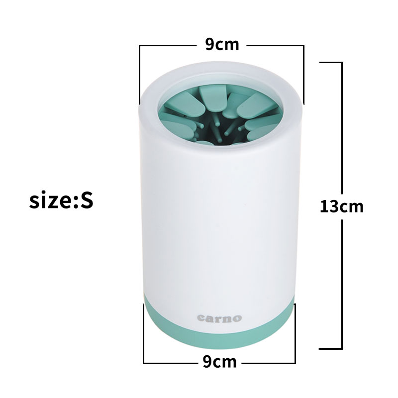 KFX-7375677 Portable Pet Paw Cleaner Cup with Soft Silicone for Easy Cleaning and Maintenance