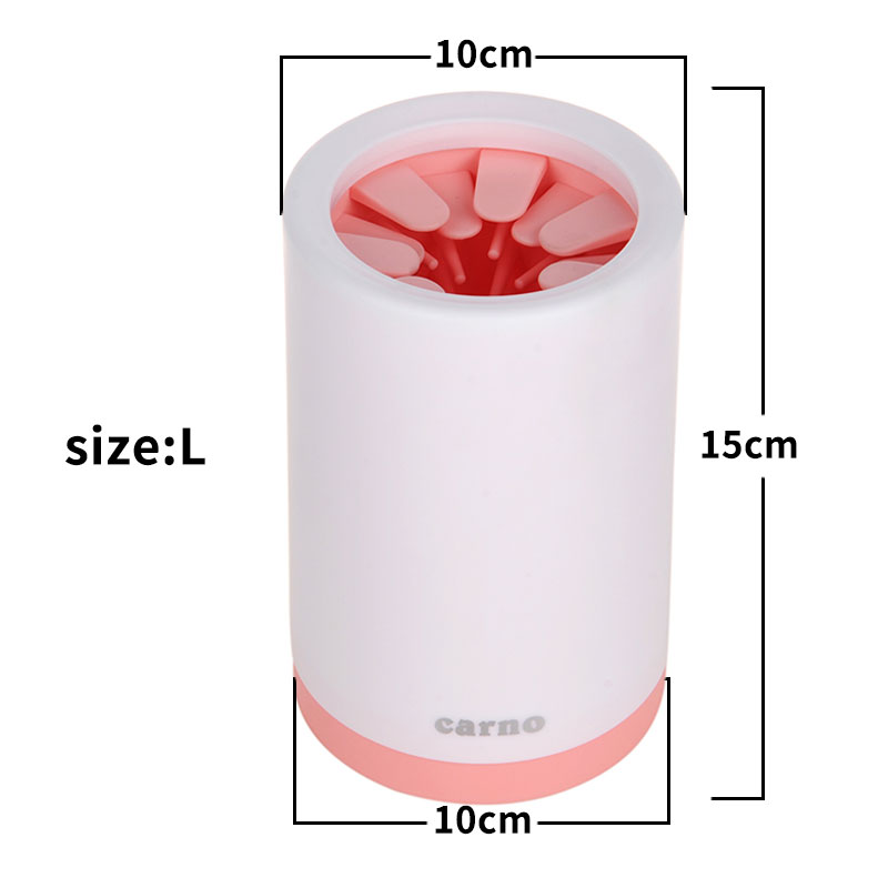 KFX-7375677 Portable Pet Paw Cleaner Cup with Soft Silicone for Easy Cleaning and Maintenance