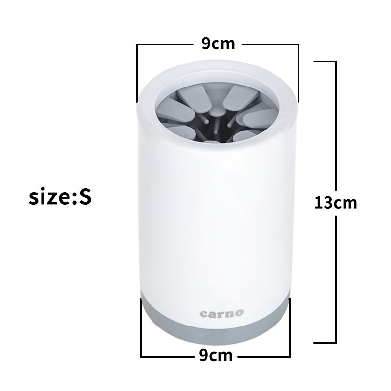 KFX-7375677 Portable Pet Paw Cleaner Cup with Soft Silicone for Easy Cleaning and Maintenance