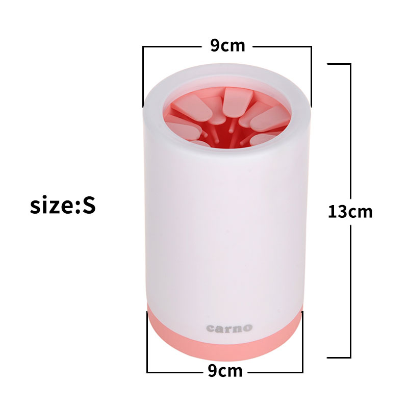 KFX-7375677 Portable Pet Paw Cleaner Cup with Soft Silicone for Easy Cleaning and Maintenance