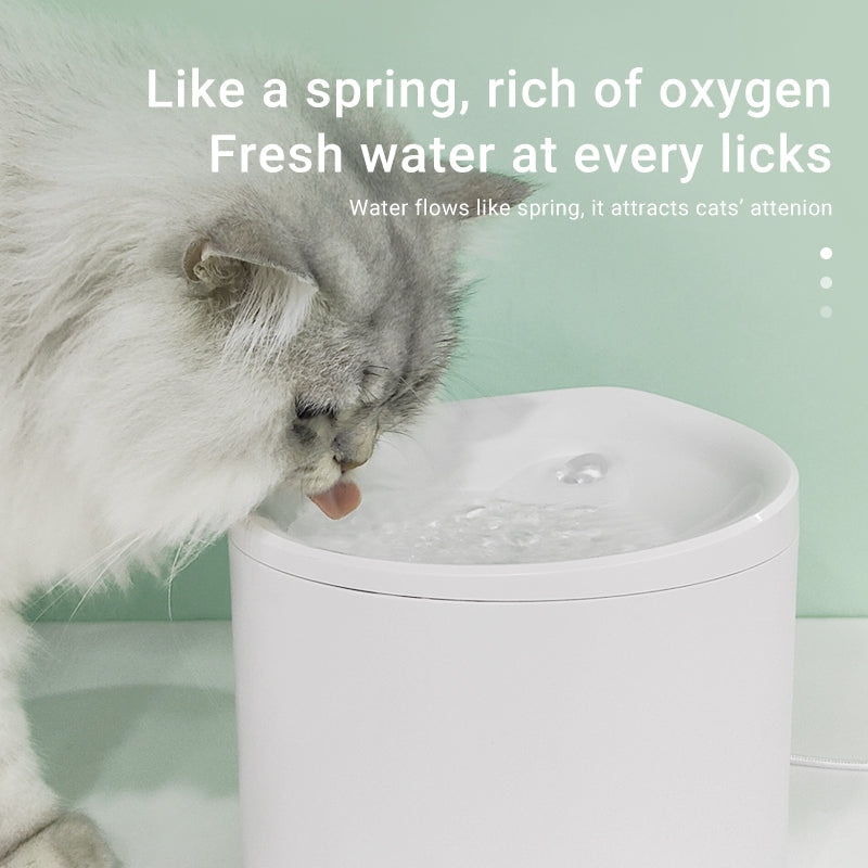 KFX-7379645 Smart Cat Water Dispenser with APP Control and 2.5L Capacity