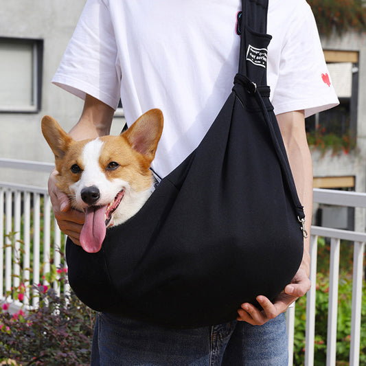 KFX-7381053 Adjustable Pet Carrier Bag for Dogs and Cats - Comfortable Single Shoulder Sling Tote for Travel and Outdoor Use