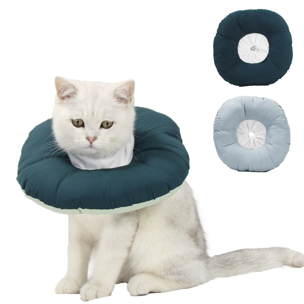KFX-7381565 Waterproof Color-Block Collar for Cats and Dogs - Adjustable in Avocado, Papaya, Blueberry
