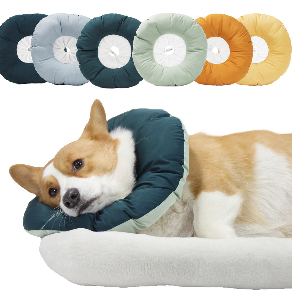 KFX-7381565 Waterproof Color-Block Collar for Cats and Dogs - Adjustable in Avocado, Papaya, Blueberry